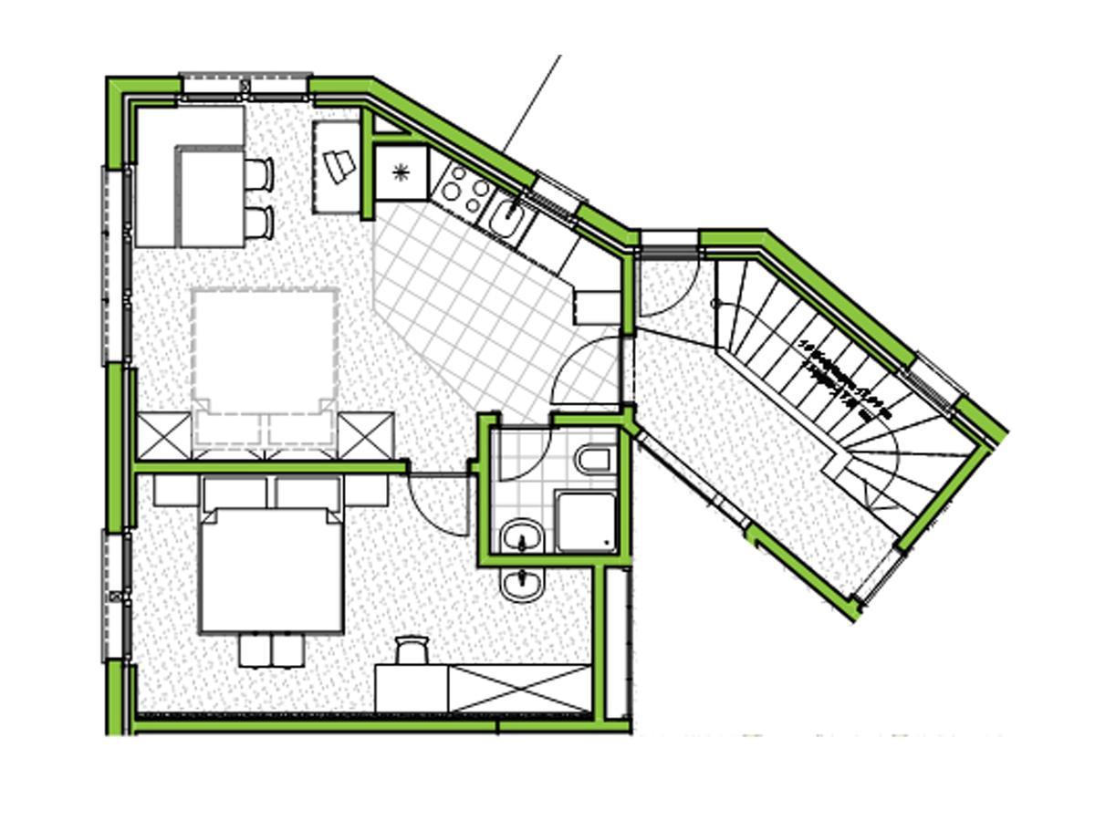 Appartements Zermatt Paradies חדר תמונה